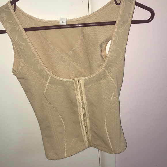 Tan vintage bustier - Picture 2 of 3